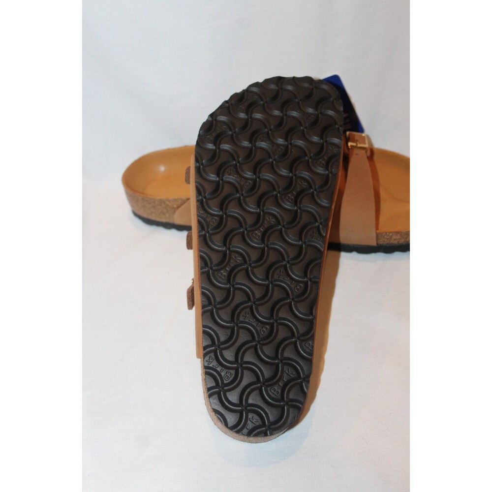BIRKENSTOCK WOMEN'S FLORIDA LEATHER 3 STRAP SANDALS FRESH MINK 40 REGULAR - Picture 6 of 6